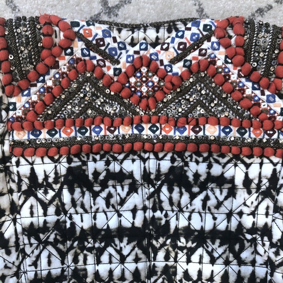 ISABEL MARANT X H&M Print Boho Beaded Jacket 4 - Picture 5 of 8